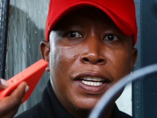 EFF CIC Julius Malema during Economic Freedom Fighters' visit to restaurants at Mall of Africa on January 19, 2022 in Midrand, South Africa. The purpose of the visit was to check and assess the employment ratio of locals and foreign nationals. (Photo: Gallo Images/Luba Lesolle)