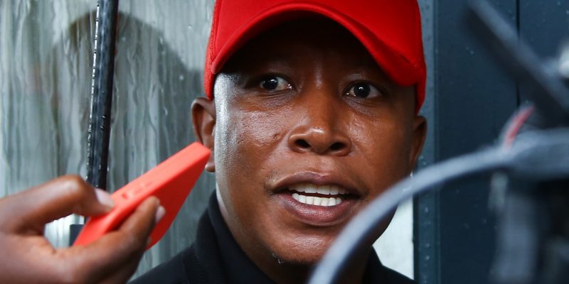 EFF CIC Julius Malema during Economic Freedom Fighters' visit to restaurants at Mall of Africa on January 19, 2022 in Midrand, South Africa. The purpose of the visit was to check and assess the employment ratio of locals and foreign nationals. (Photo: Gallo Images/Luba Lesolle)